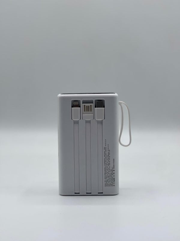 Kamal Wireless 20000mah Power Bank With 3 Charging Cables
